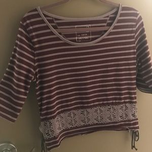 We the Free striped shirt size XS